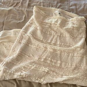 Max studio Boho lacy maxi skirt